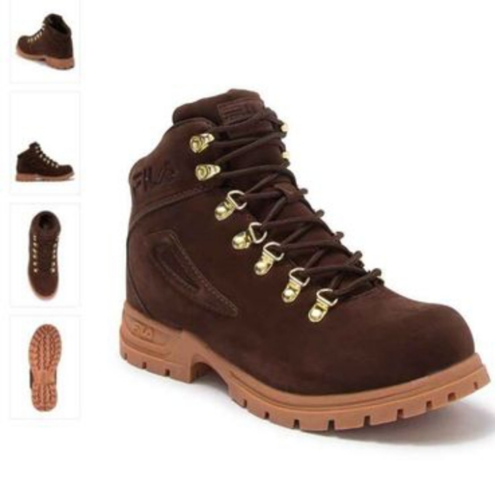 Fila Diviner Men 10 Lug Gum Sole Boot Women 11.5